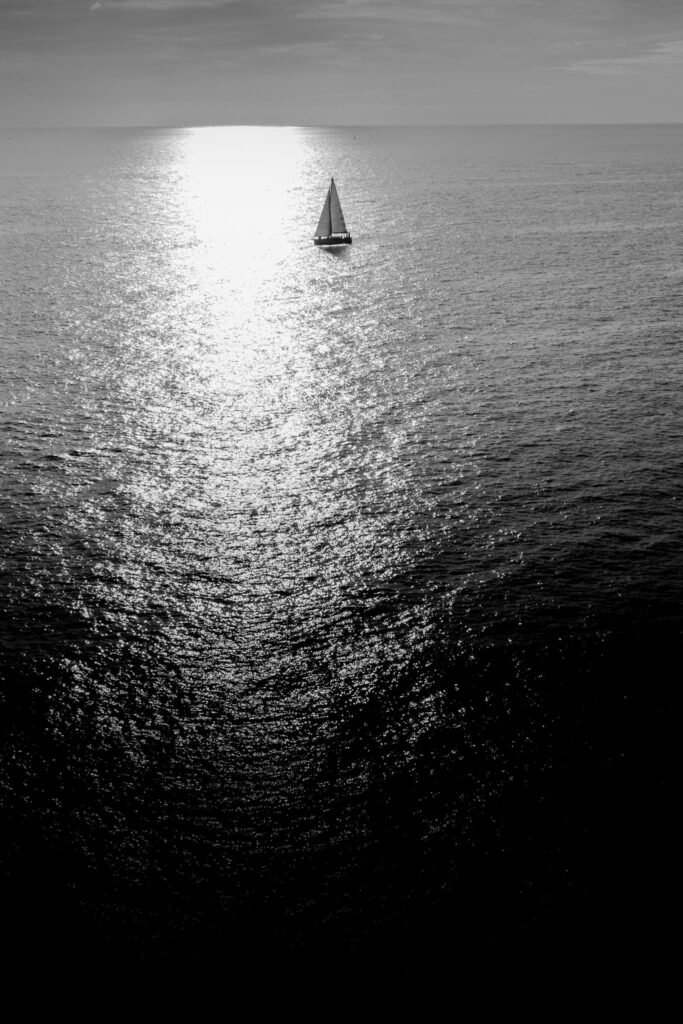 Voilier en mer