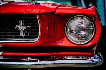 Mustang rouge Ford mustang rouge